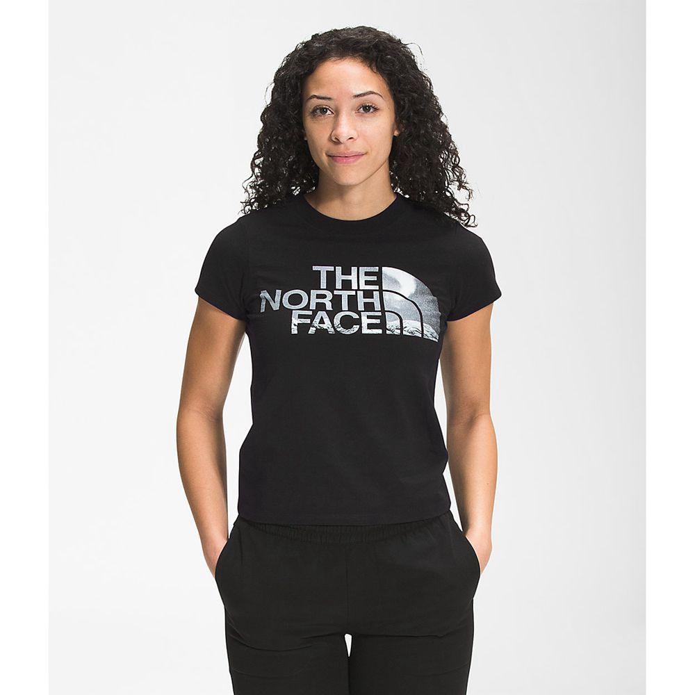 The North Face Recycled Expedition Graphic Κοντό Μανίκι Top Γυναικεια T Shirt - Μαυρα (NRSF39208)